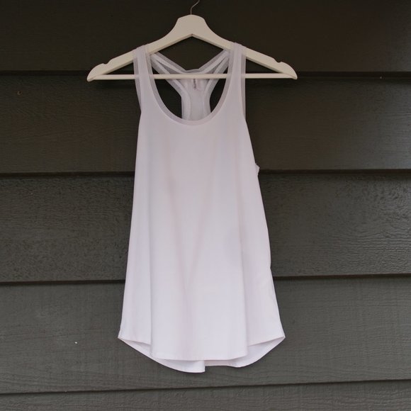 FABLETICS White Mosa Tank Top sz XXS Athletic Yoga - Picture 5 of 15